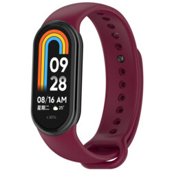 Bratara Xiaomi Mi Band 8 NFC Techsuit, bordo, W014