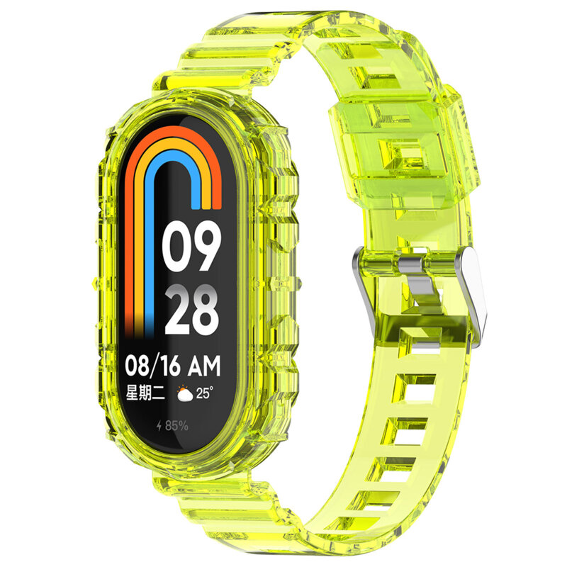 Bratara Xiaomi Mi Band 8 Techsuit, galben, W017