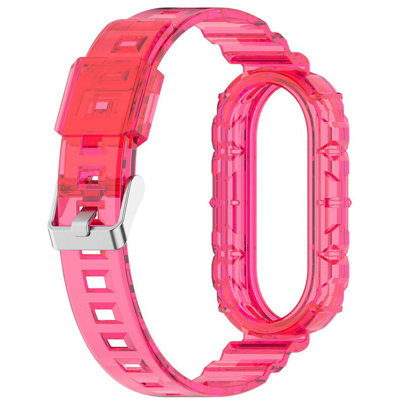 Bratara Xiaomi Mi Band 8 NFC Techsuit, rosu, W017
