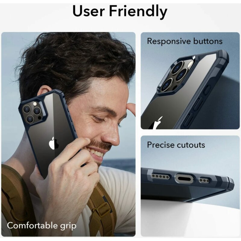 Husa iPhone 15 Pro ESR Air Armor, albastru