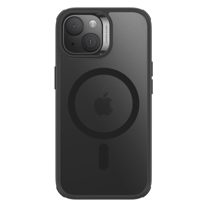 Husa iPhone 15 ESR Classic Hybrid HaloLock, negru frost