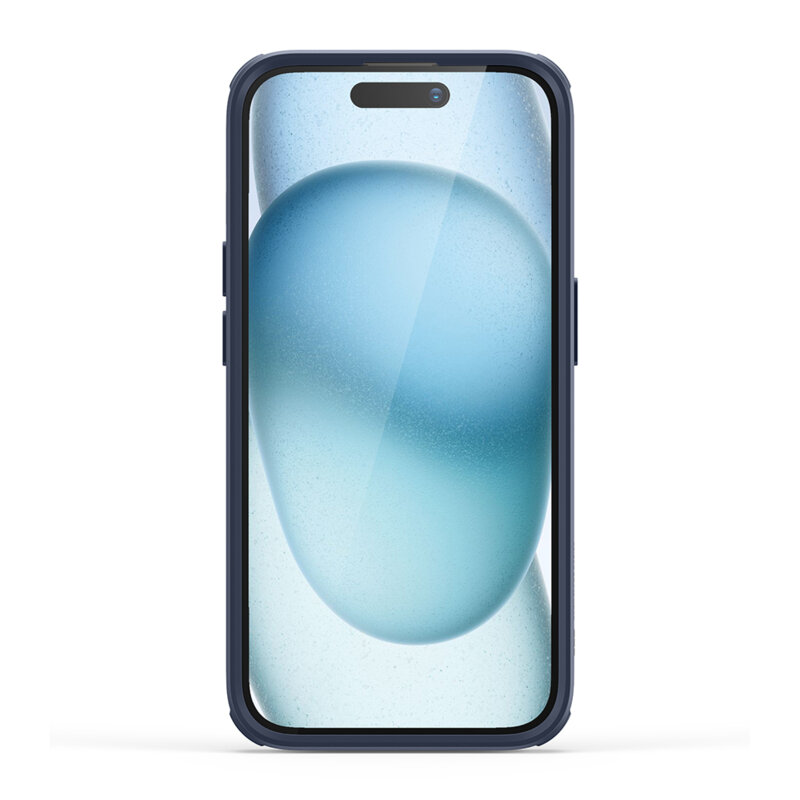 Husa iPhone 15 ESR Classic Hybrid HaloLock Kickstand, albastru