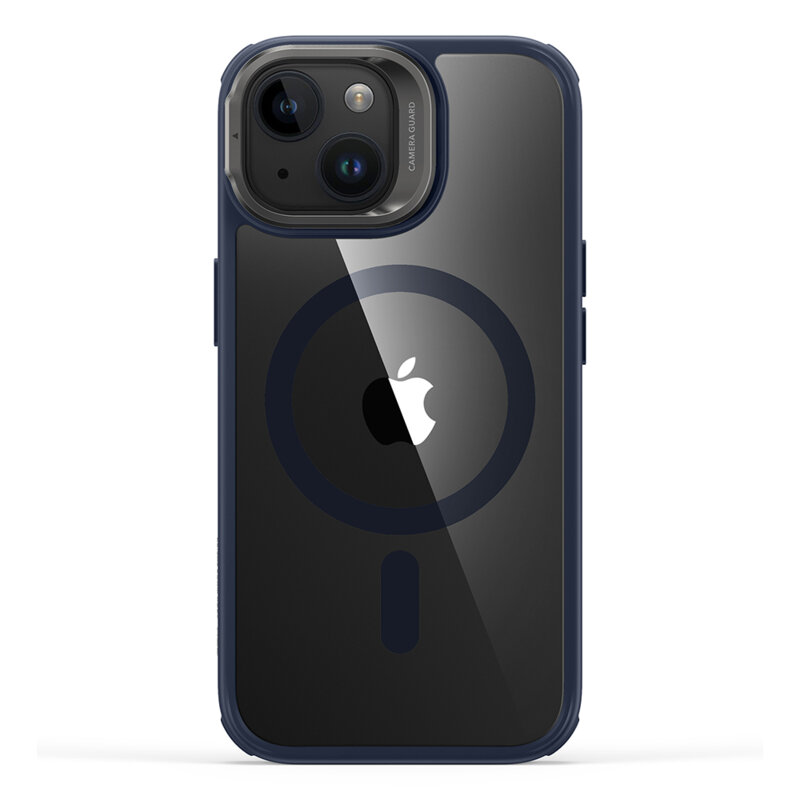 Husa iPhone 15 ESR Classic Hybrid HaloLock Kickstand, albastru