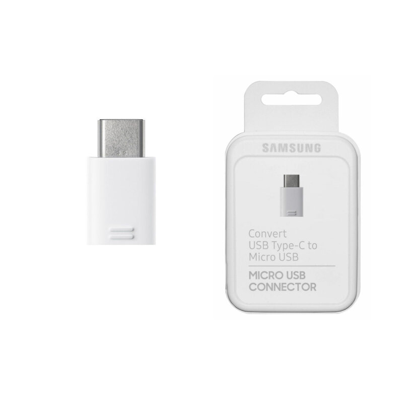 Convertor Samsung Type-C Micro-USB, alb, blister, EE-GN930BWEGWW