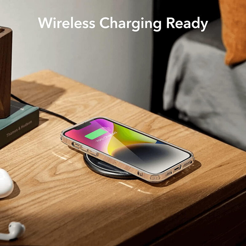 [Pachet 360°] Husa + folie iPhone 14 Plus ESR Project Zero, transparenta