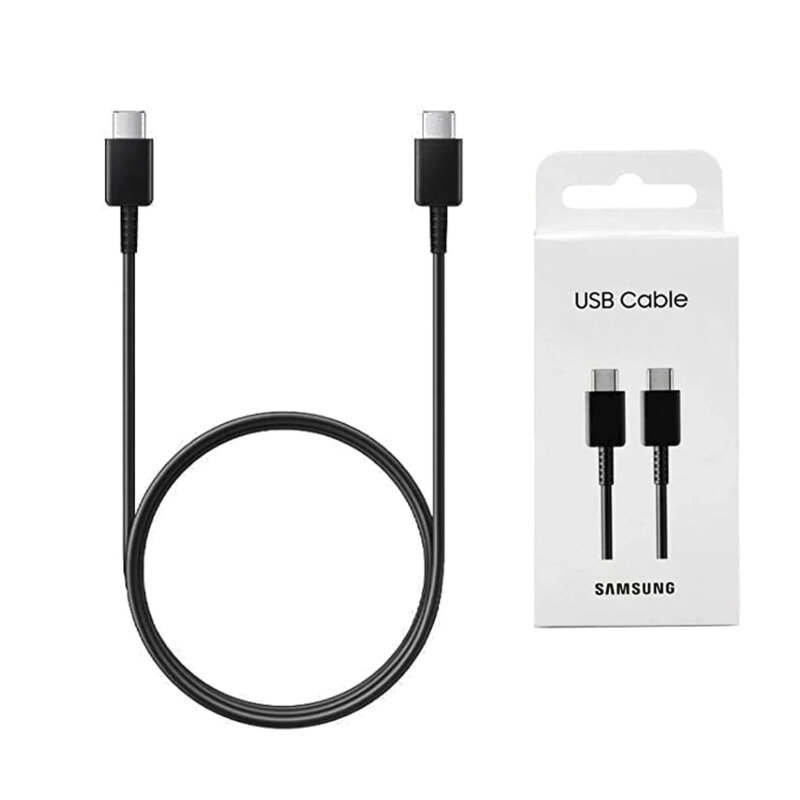 Cablu Samsung tip C original, 3A, 1m, negru, EP-DA705BBEGWW