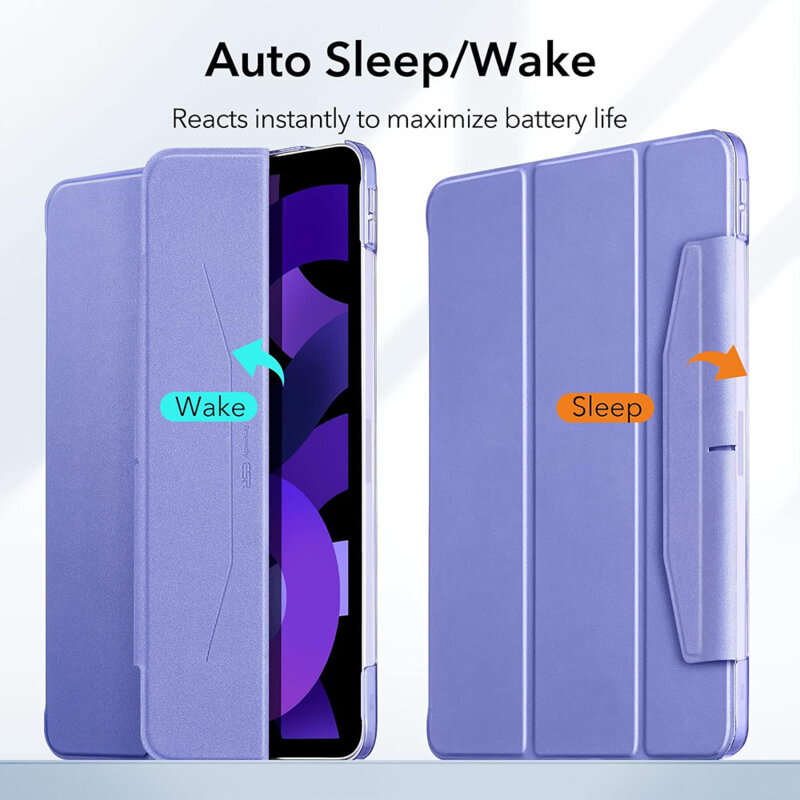 Husa iPad Air 5 (2022) ESR Ascend Trifold, Lavender