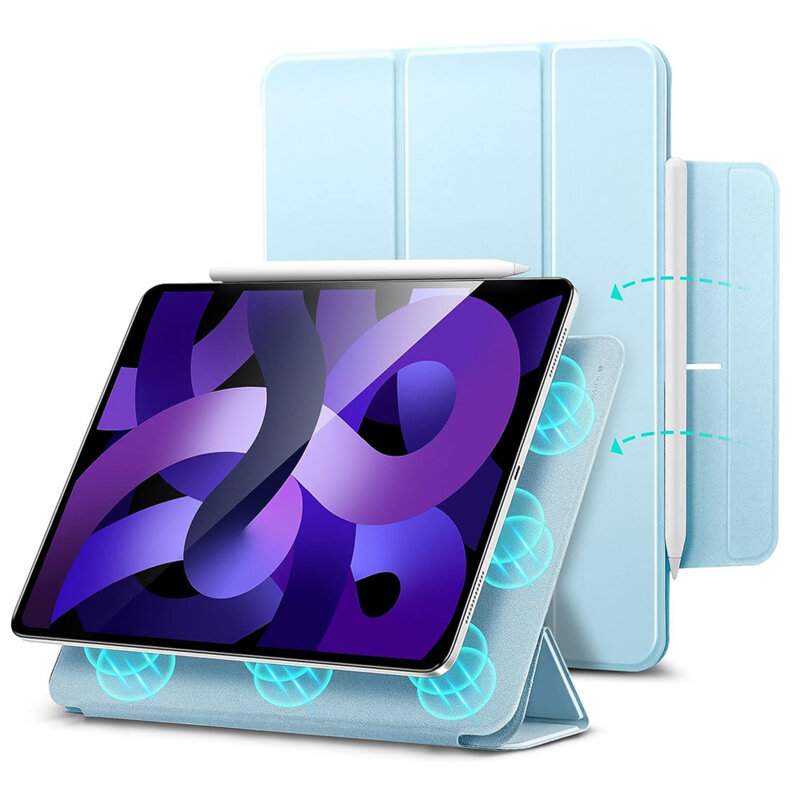 Husa iPad Air 5 (2022) ESR Rebound Magnetic, bleu