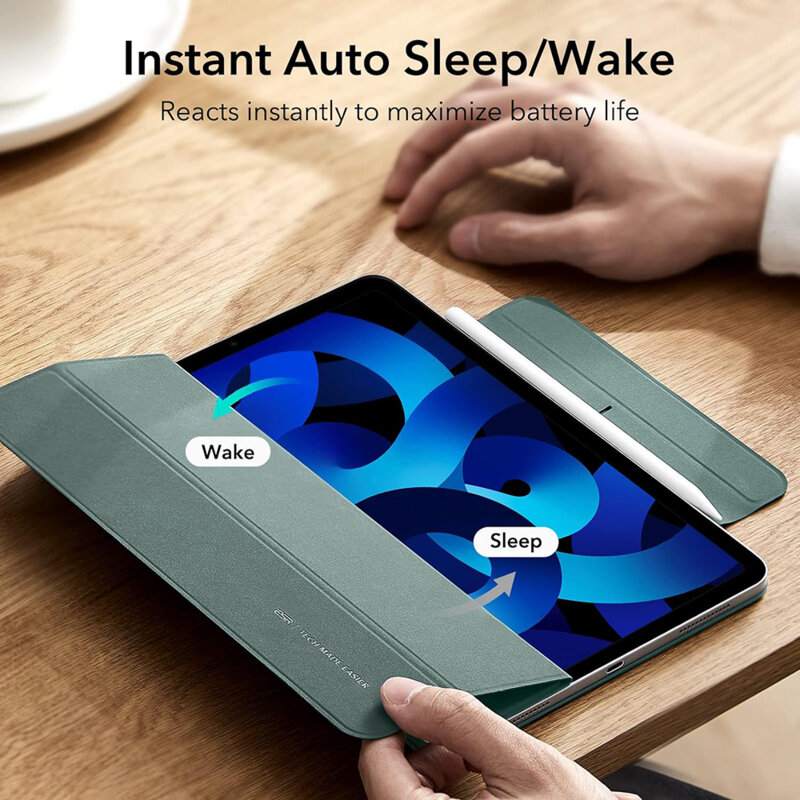 Husa iPad Air 5 (2022) ESR Rebound Magnetic, verde