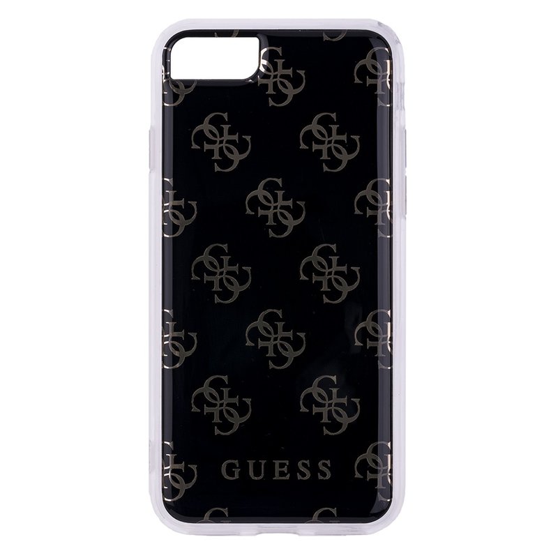 Bumper iPhone 8 Guess - Negru GUHCP7R4GBK