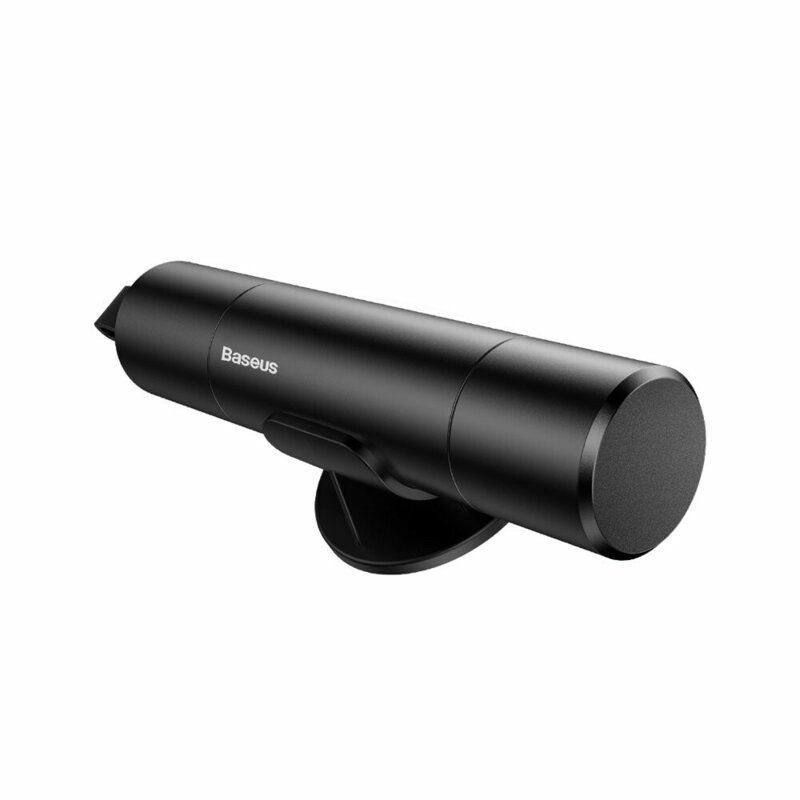 Ciocan urgenta parbriz auto Baseus, cutit centura siguranta, gri, CRSFH-0G