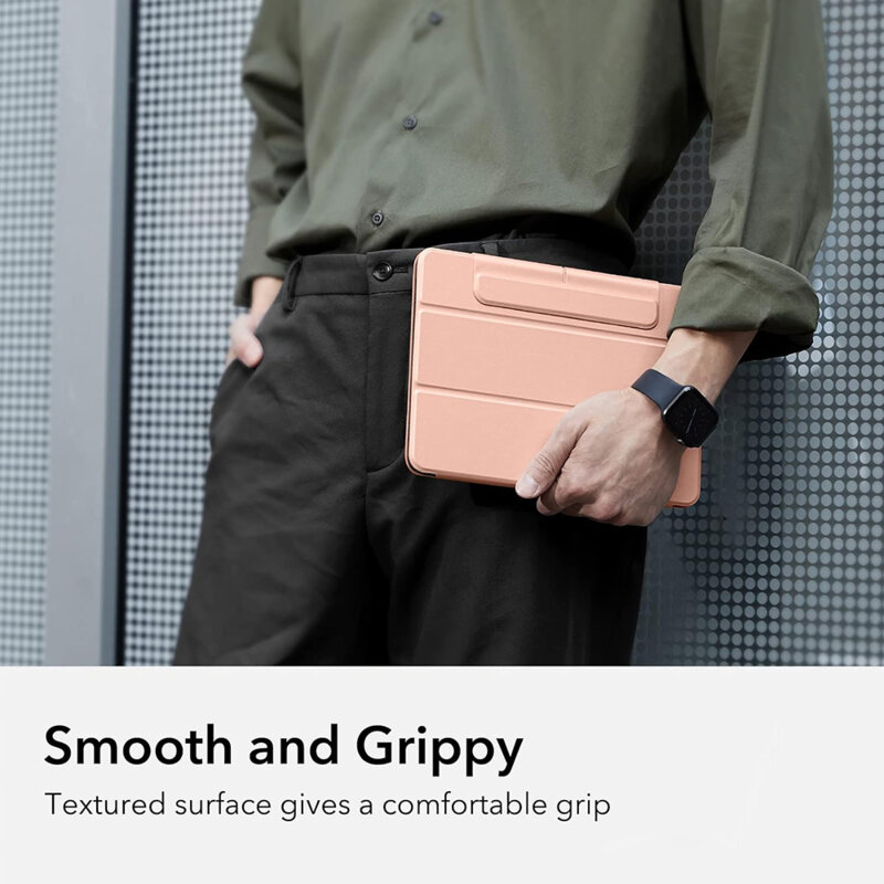 Husa iPad Pro 2018 11.0 A1980/A1979 ESR Rebound Magnetic, roz auriu