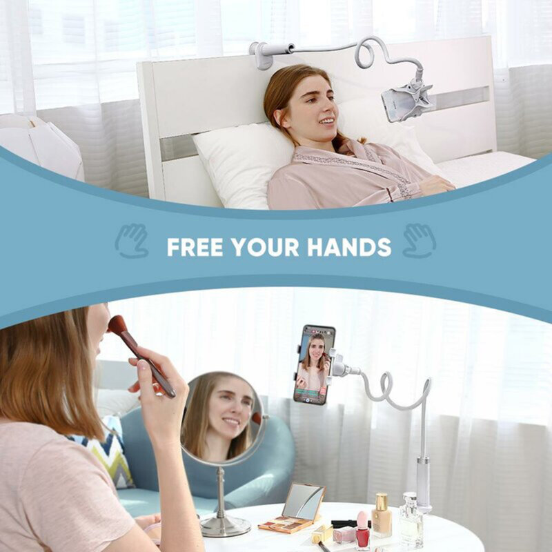 Suport telefon birou brat flexibil Ugreen, alb, 30488