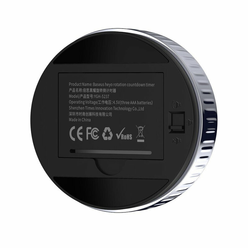 Cronometru, temporizator universal cu magnet Baseus ACDJS-01, negru