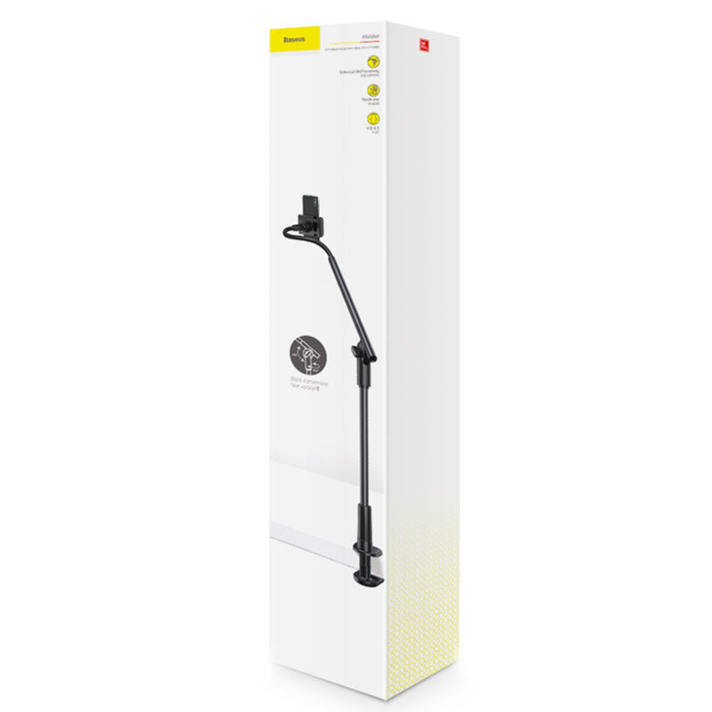 Suport telefon flexibil pentru birou Baseus, gri, SULR-0G