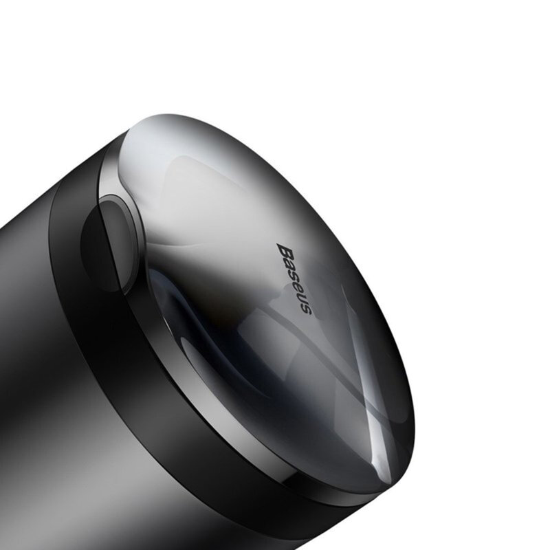 Scrumiera auto Baseus cu capac, lumina LED, gri, CRYHG01-0G