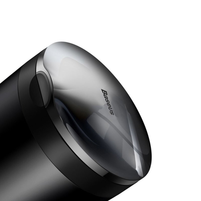 Scrumiera auto Baseus cu capac, lumina LED, negru, CRYHG01-01