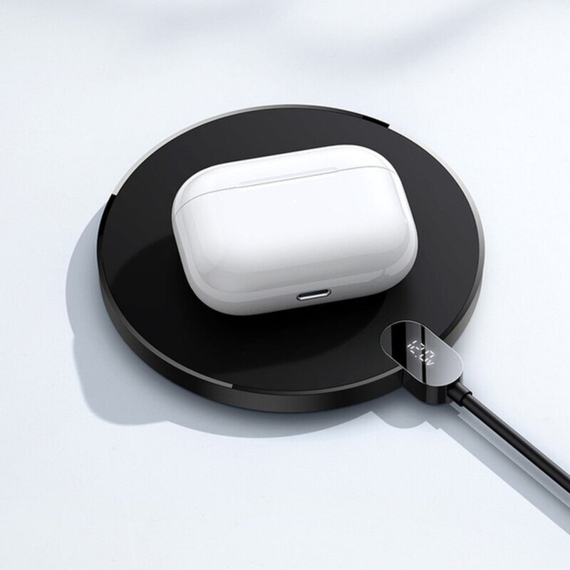 Incarcator wireless universal 15W Baseus, negru, CCED000001