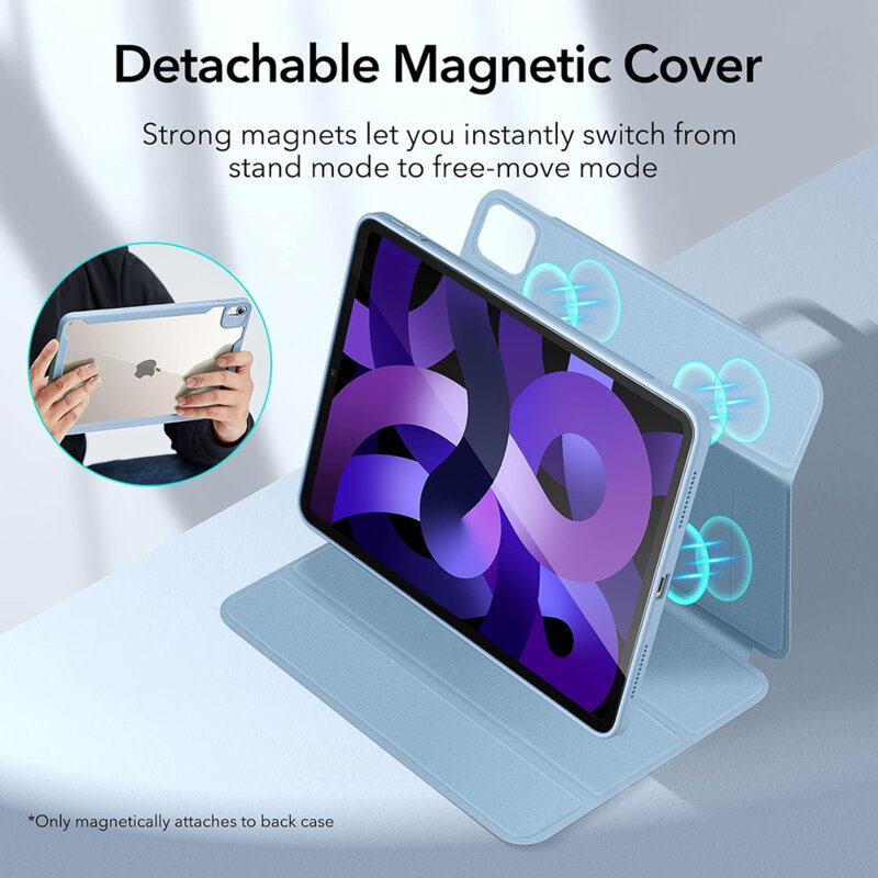 Husa iPad Air 5 (2022) ESR Rebound Hybrid, bleu