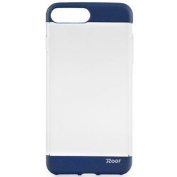Husa iPhone 8 Plus Roar Fit UP Transparent-Albastru