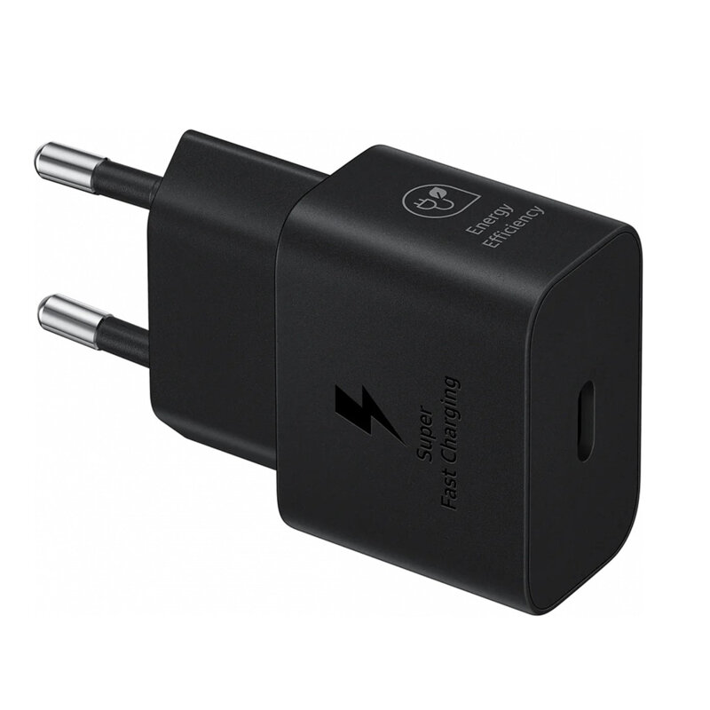 Incarcator priza Type-C 25W + cablu Type-C Samsung T2510, negru, blister