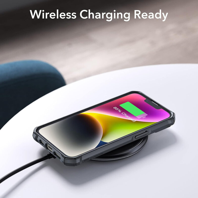 Husa iPhone 13 ESR Air Armor, negru/transparenta