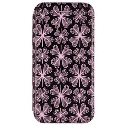 Husa iPhone 8 Flip Magnet Book Type - Purple Flowers