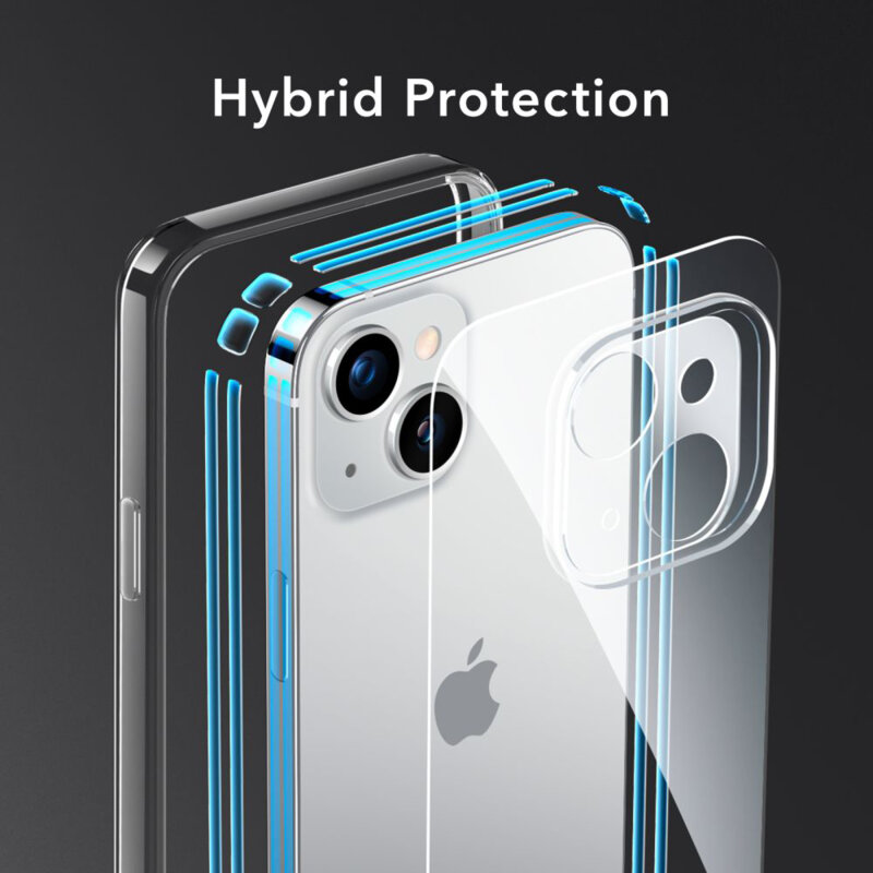 Husa iPhone 13 ESR Ice Shield, transparenta