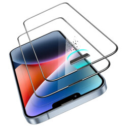 [Pachet 2x] Folie sticla iPhone 13 ESR Armorite Screen Protector, negru