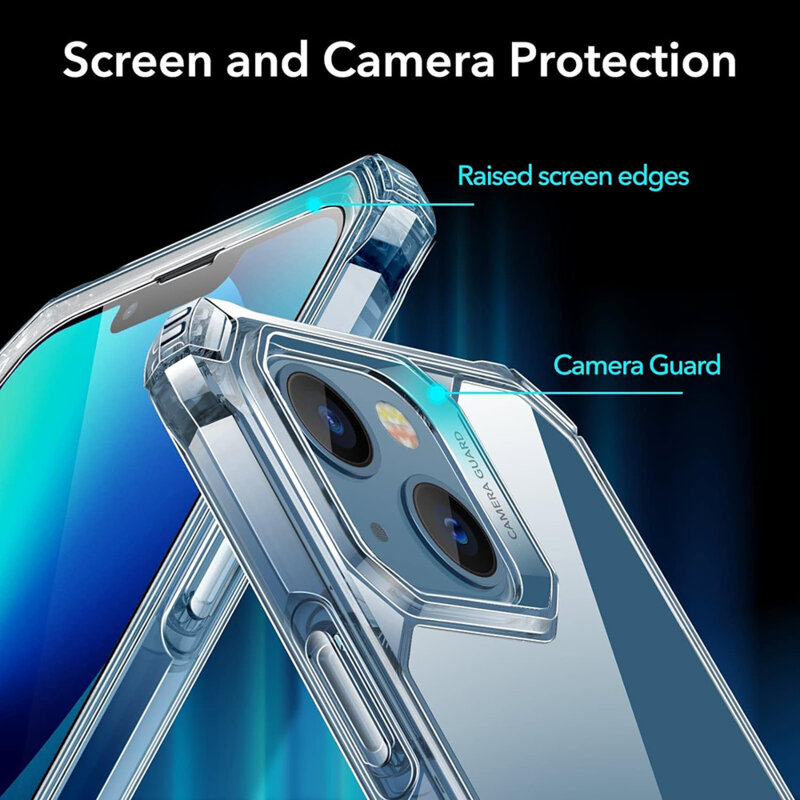 Husa + 2x folie iPhone 13 ESR Air Armor 360, transparenta