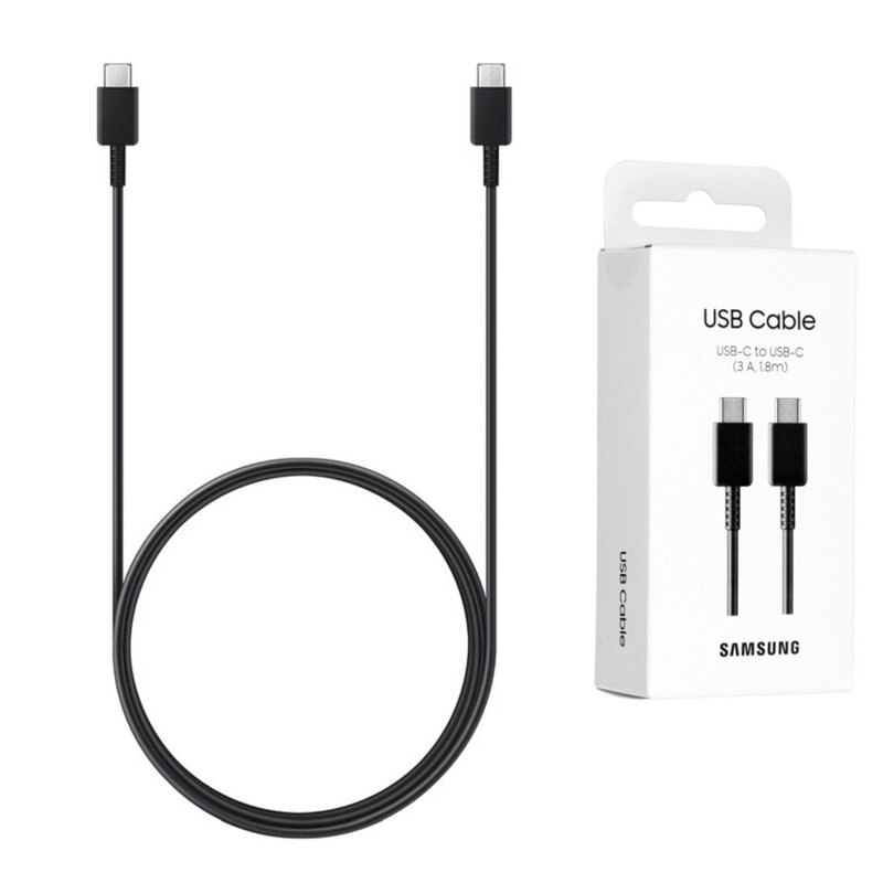 Cablu USB-C Fast Charge Samsung to USB-C, negru, EP-DX310JBEGEU