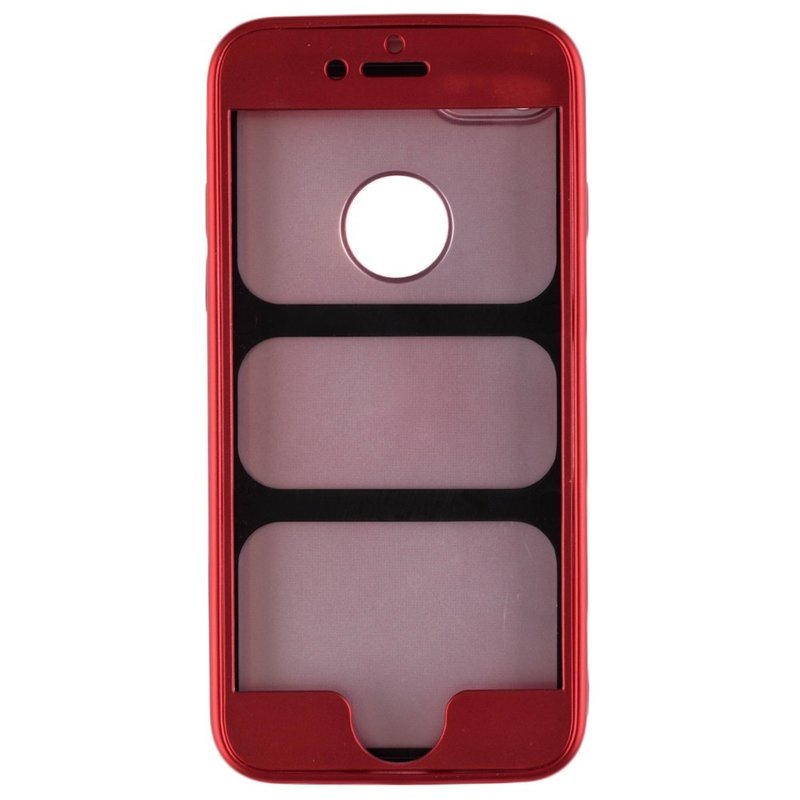Husa iPhone 8 TPU Smart Case 360 Full Cover Rosu