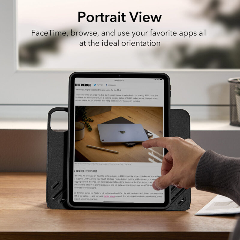 Husa iPad Pro 11 (2022) ESR Sentry Stand Case, negru