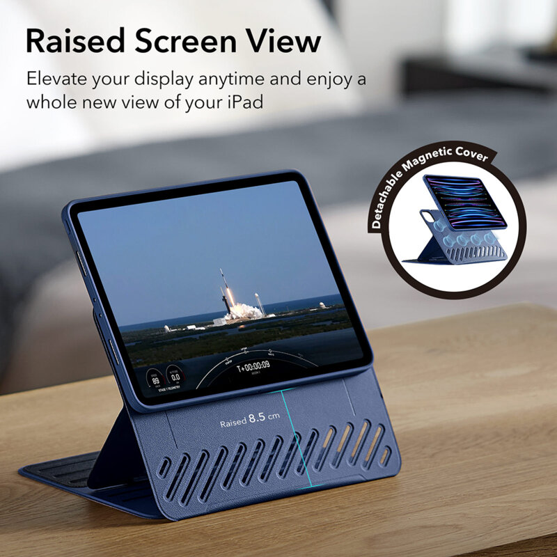 Husa iPad Pro 11 (2022) ESR Sentry Stand Case, albastru