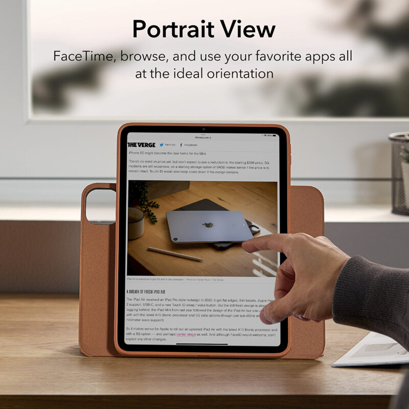 Husa iPad Pro 12.9 (2022) ESR Shift Magnetic, maro
