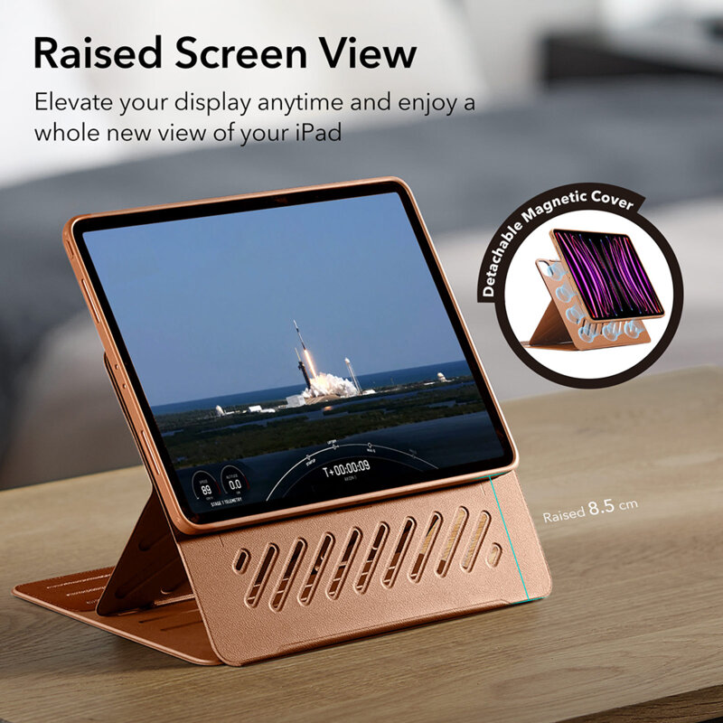 Husa iPad Pro 12.9 (2022) ESR Shift Magnetic, maro