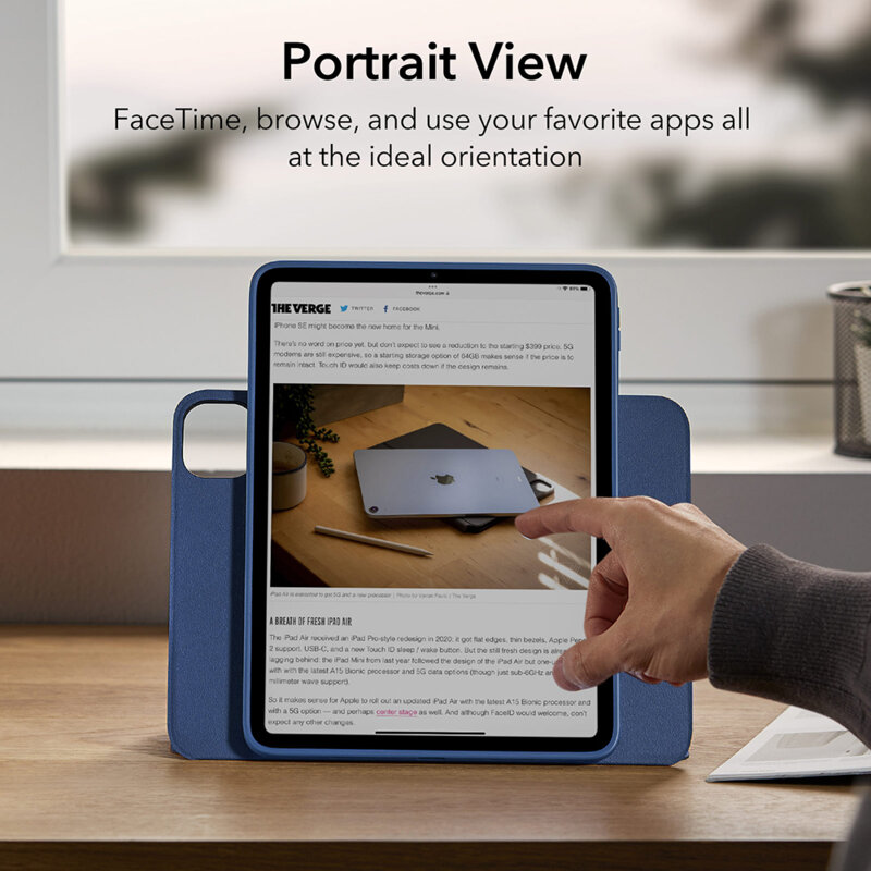 Husa iPad Pro 12.9 (2022) ESR Shift Magnetic, albastru