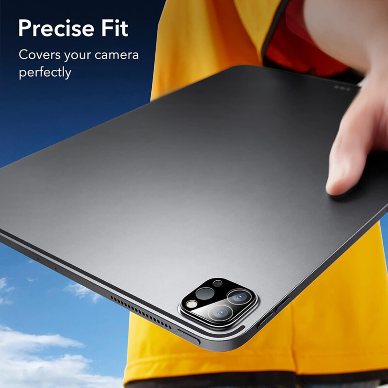 [Pachet 2x] Folie camera iPad Pro 12.9 (2022) ESR Camera Lens Protector, negru