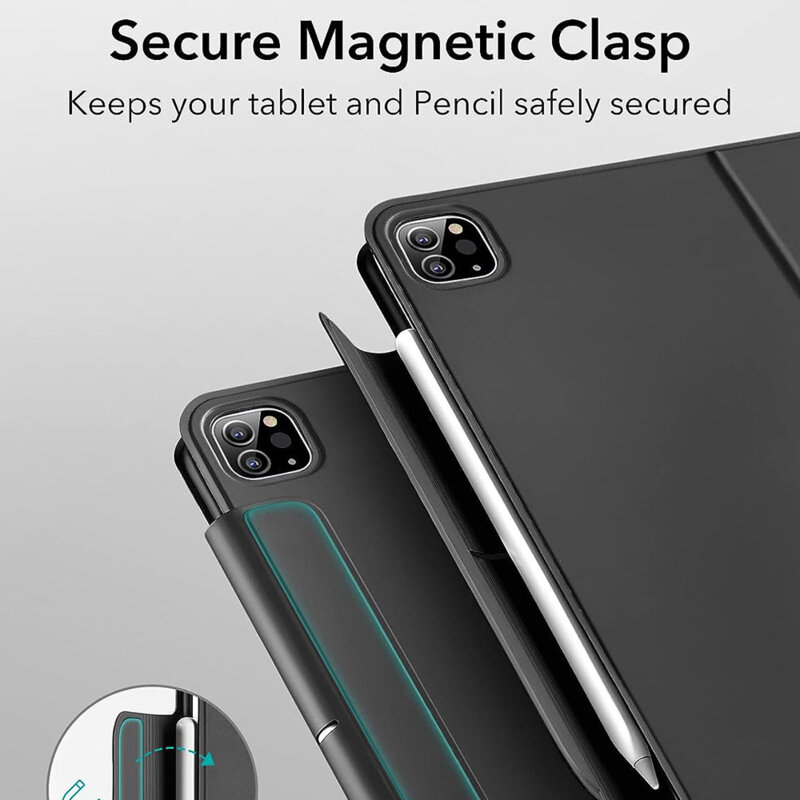Husa + tastatura iPad Pro 11 (2022) ESR Rebound Magnetic, negru