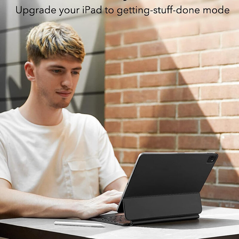 Husa + tastatura iPad Pro 2018 12.9 A2014/A1895 ESR Rebound Magnetic, negru
