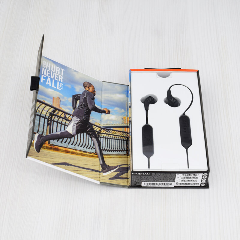 Casti wireless alergare JBL Endurance Run BT, IPX5, negru