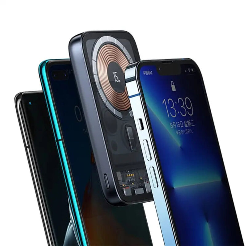 Power bank 10000mAh Apple MagSafe PD20W + QC3.0 Usams PB67