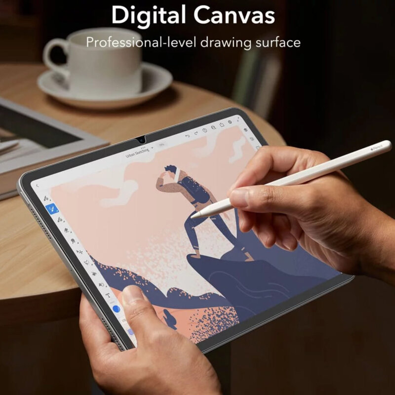 [Pachet 2x] Folie iPad 10 (2022) 10.9 ESR Paper-Feel, mata