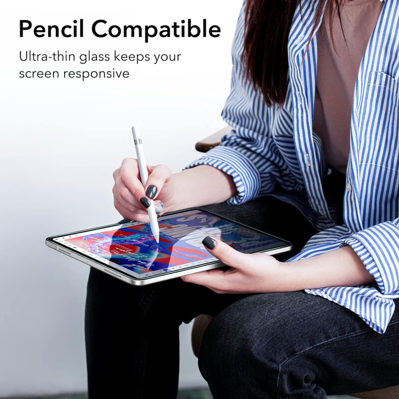 [Pachet 2x] Folie sticla iPad 10 (2022) 10.9 ESR Tempered Glass 9H, transparenta