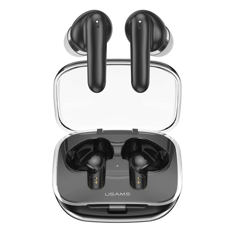 Casti wireless Bluetooth in-ear TWS earbuds Usams, negru, US-BE16