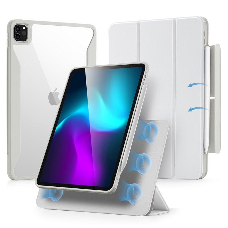 Husa iPad Pro 11 (2022) ESR Rebound Hybrid, alb