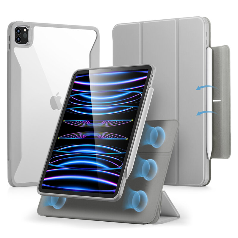 Husa iPad Pro 11 (2022) ESR Rebound Hybrid, gri