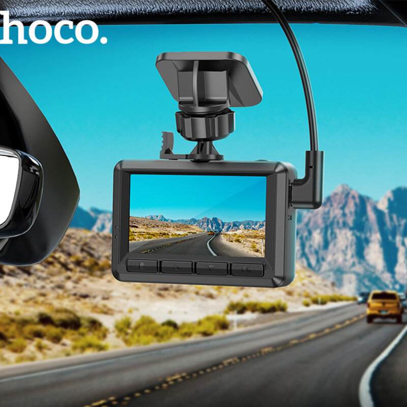DashCam, camera video auto pentru parbriz masina FullHD Hoco DV2