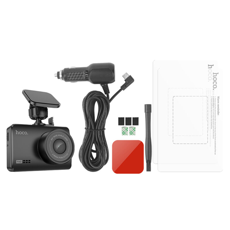DashCam, camera video auto pentru parbriz masina FullHD Hoco DV2