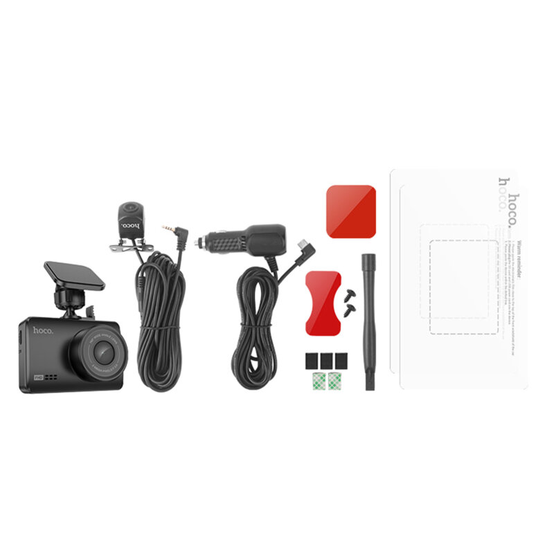 Camera auto DashCam pentru masina cu prindere parbriz Hoco DV3